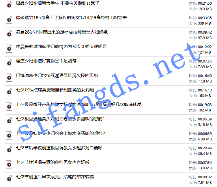 酒店公寓七夕合集门缝偷听偷录淫叫40V/1.08G