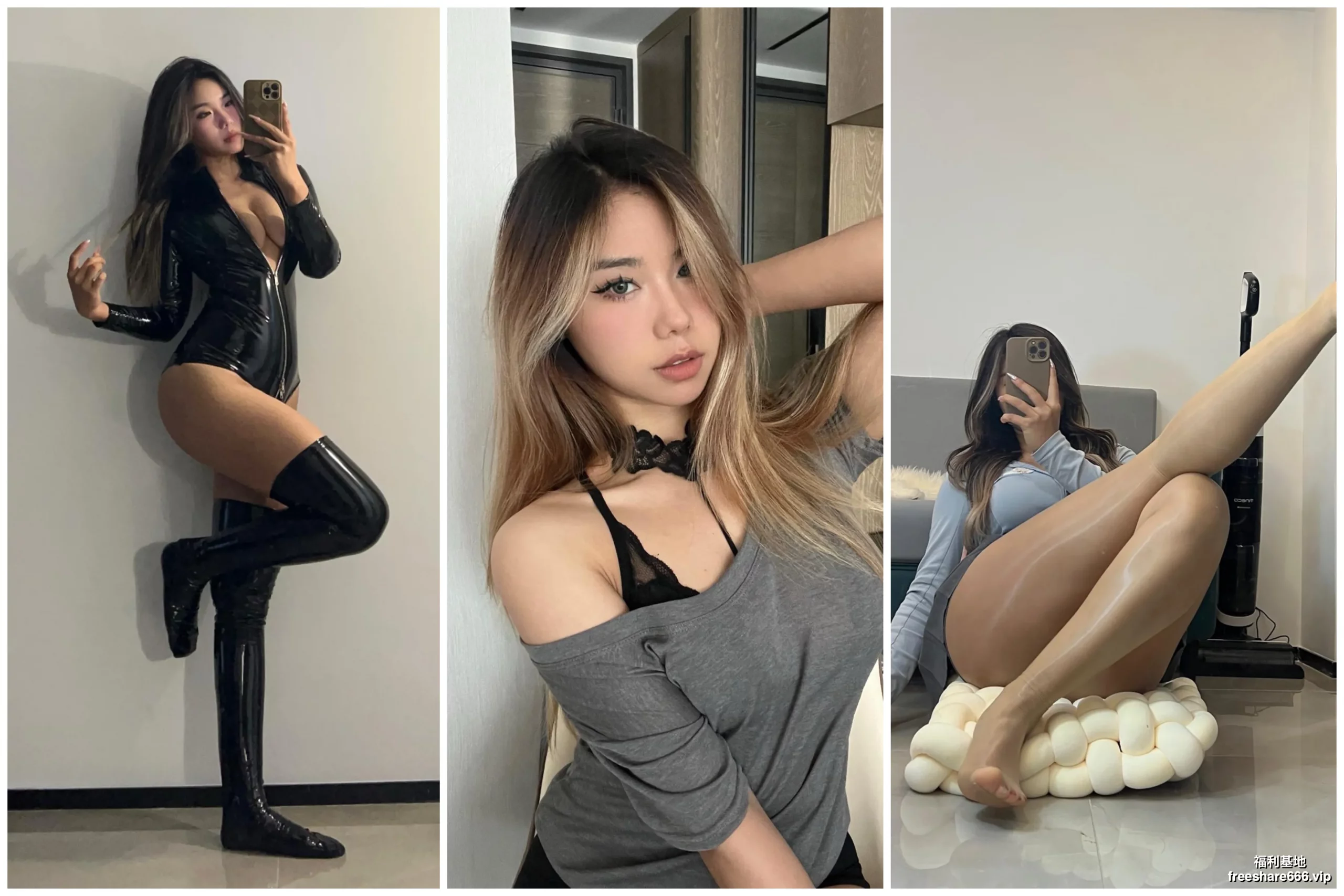 抖音百万粉网红黑饱宝大尺度付费合集16G