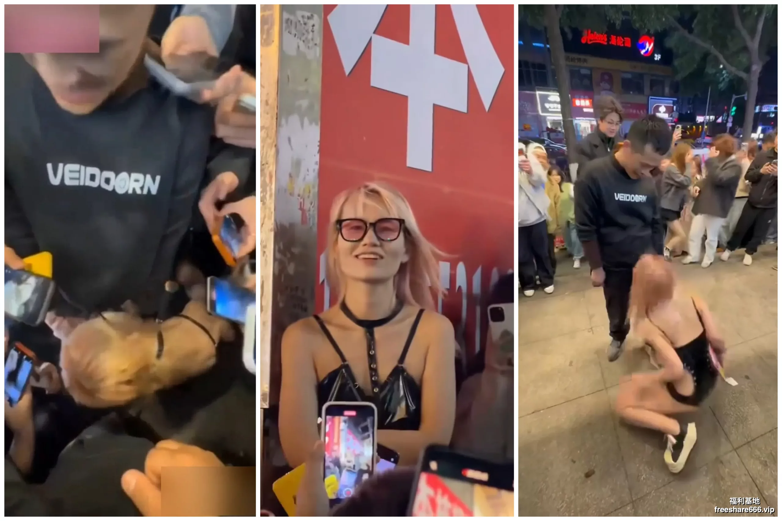 长沙解放西315街头吃鸡事件3V/301M